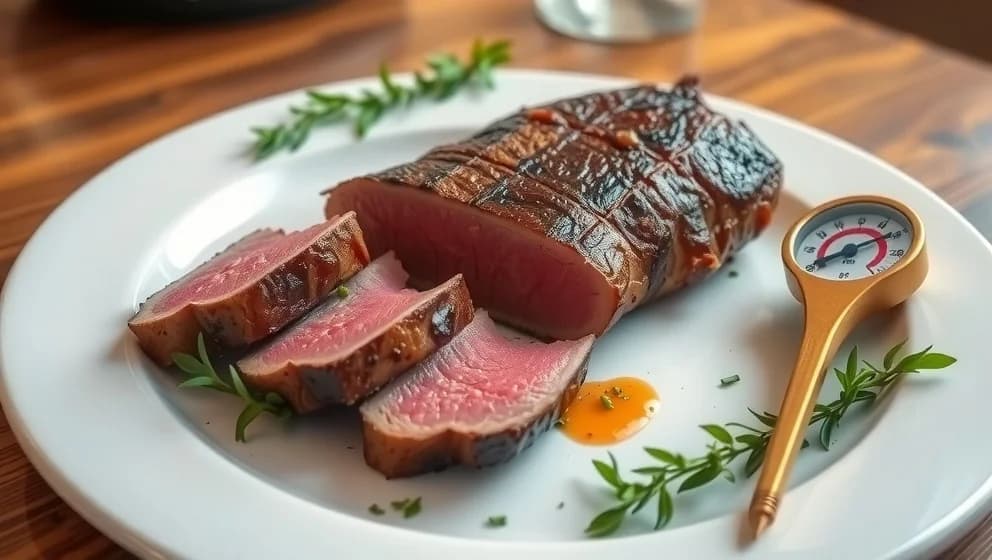 Entrecôte i ugn låg temperatur blev mitt nya favorit