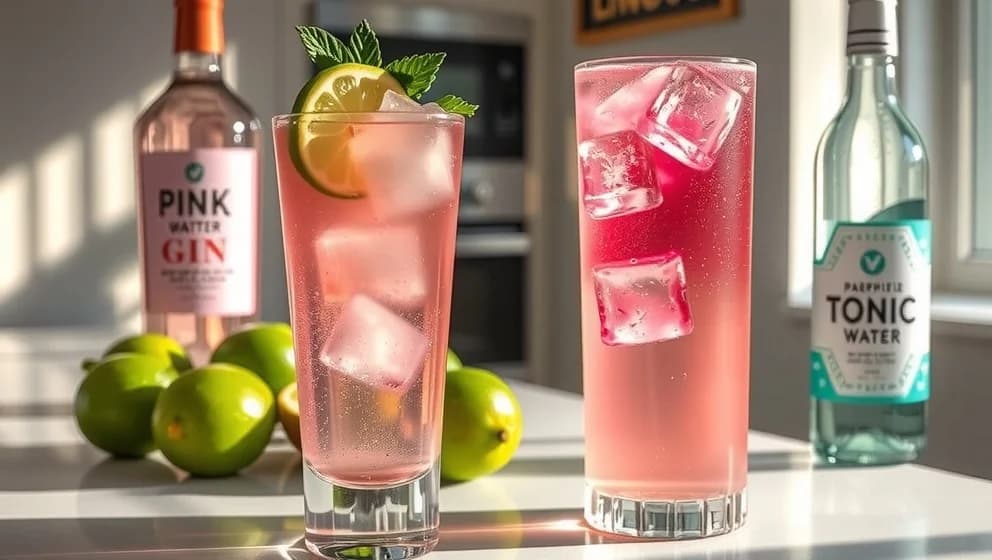 Gör hemgjord pink gin and tonic på bara minuter
